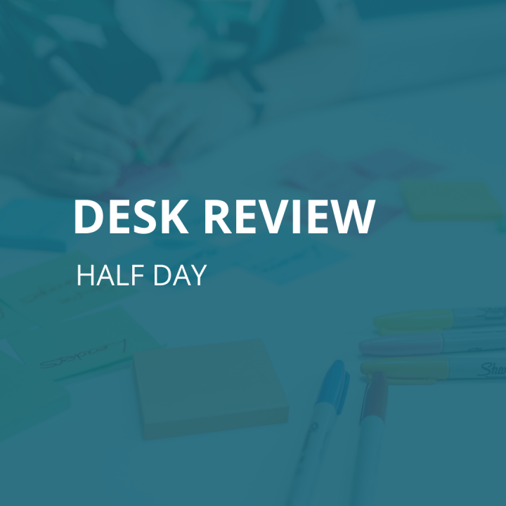 Half day desk review