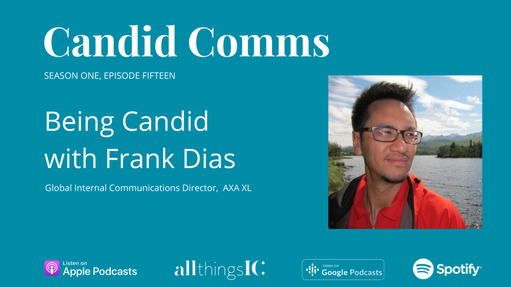 Candid Comms podcast episode. Photo of Frank Dias. 