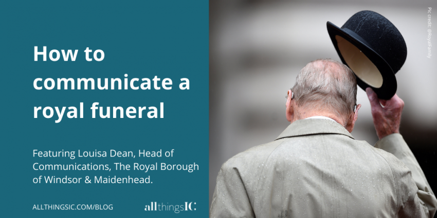 How to communicate a royal funeral