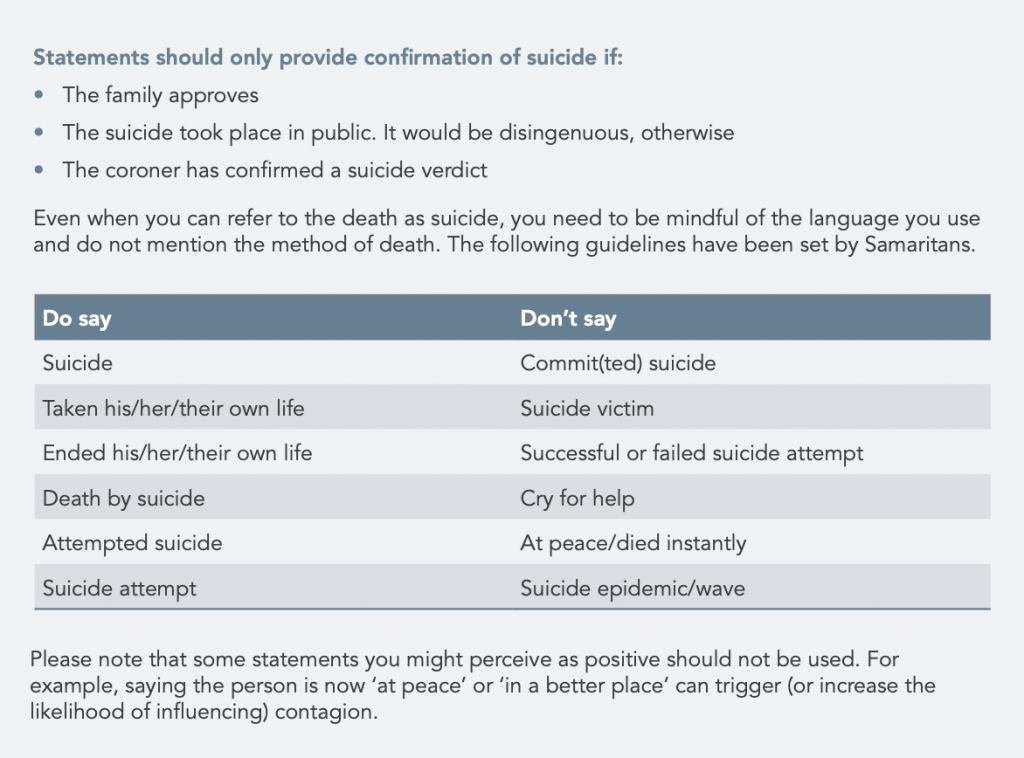 CIPR and IoIC communicating suicide guide