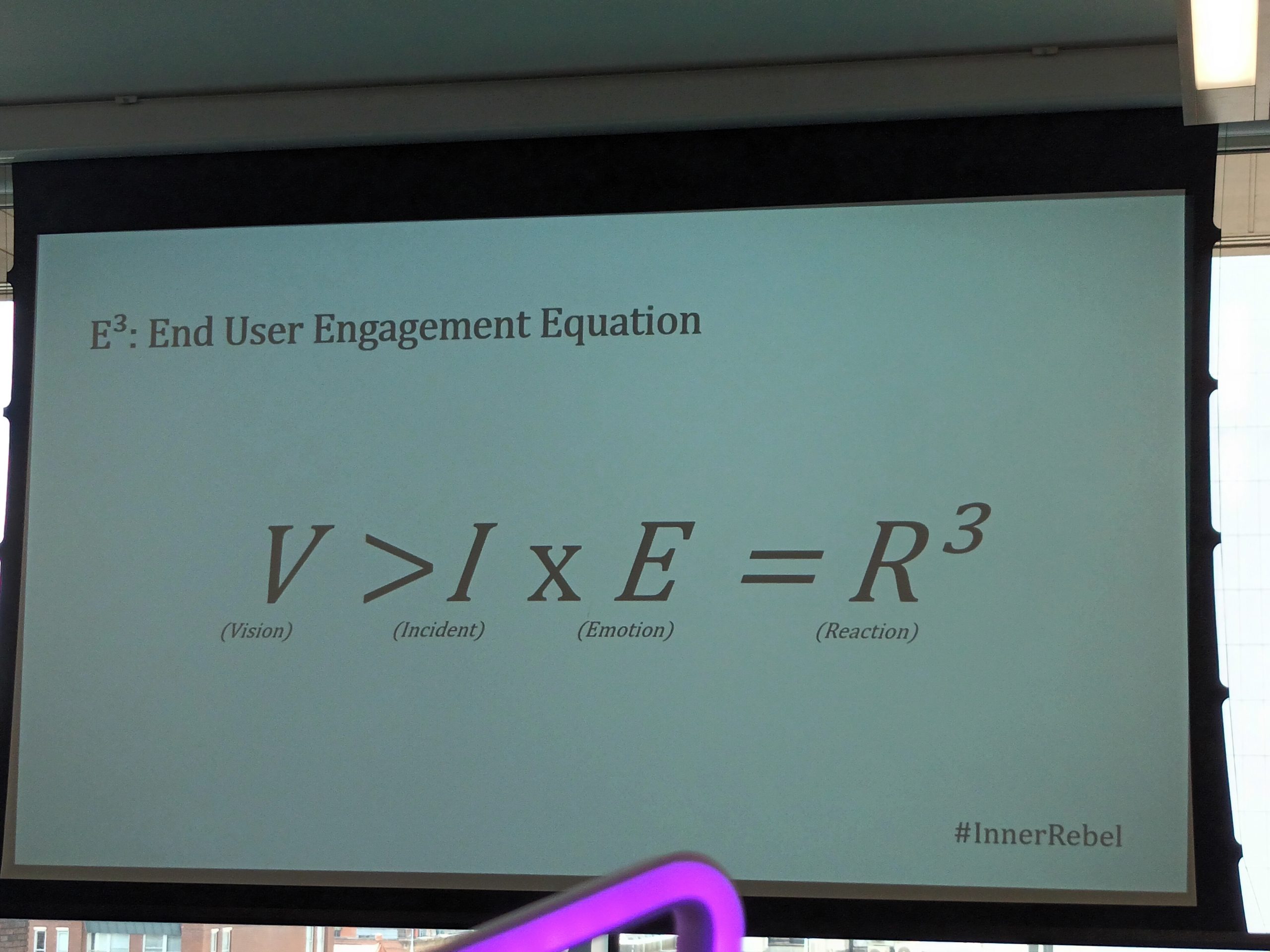 E3 end user engagement equation