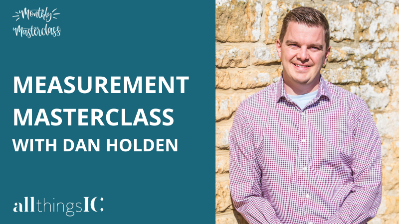 Measurement Masterclass with Dan Holden promotional image, featuring a photo of Dan