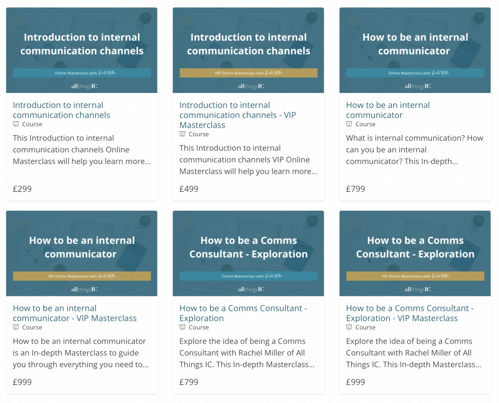 All Things IC Online Masterclasses