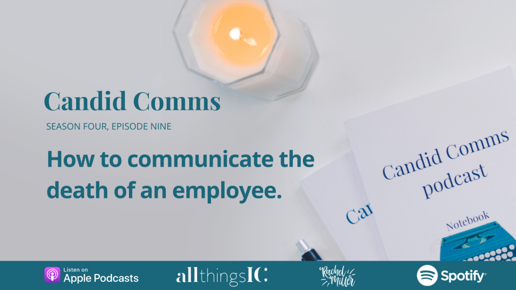 How to communicate the death of an employee