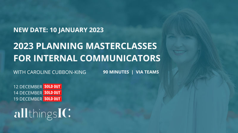 New date: 10 January 2023 planning masterclass with Caroline Cubbon-King