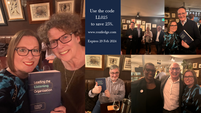 Montage of photos showing Rachel at the book launch. Use the code LL025 to save 25% until 29 Feb 2024