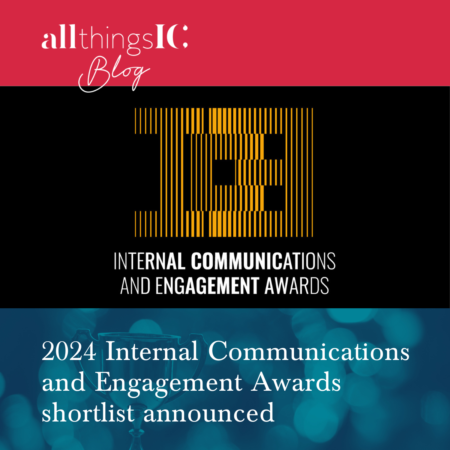 2024 Internal Communications and Engagement Awards shortlist announced featuring the award logo in gold